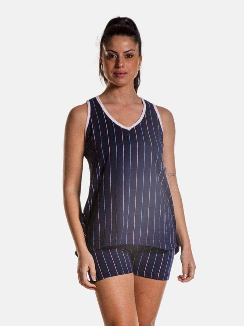 Pigiama corto Donna E2235 Fida - evabiancheria